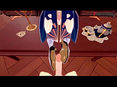  - Jean fucked in her office POV blowjob | Genshin Impact | Free