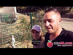  - SWEET TEEN Lily Ray gets BONED behind an old shack and swallows a big load! (ENGLISH) Dates66.com