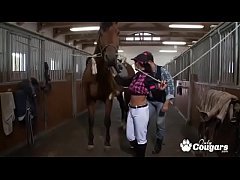  - Jockey Tera Joy Gets Nailed In The Stable