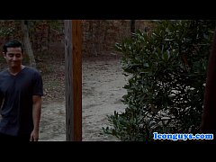  - Iconic hunk jerking his cock with stud