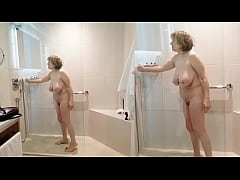  - Hot body grandma is slippery when wet