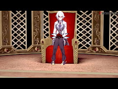  - Arlecchino footwork and blowjob 1 Genshin impact &vert; Full and Just POV version Fantasyking3