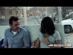  - Hot Brunette sucks and fucks a stranger in public