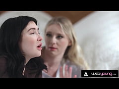  - Hot Couple Melody Marks And Jane Wilde Have A Threesome With Their Roommate Before The Finals