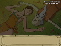  - Witch Hunter Trainer | Short haired teen with big tits and a perfect big ass jerks off dwarf's cock and tastes his cum | My sexiest gameplay moments | Part #10