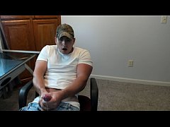  - Cam boy jacking off and shooting his huge load!