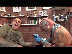 - Big titty Evilyn Ink tattoos Sascha then gets fucked