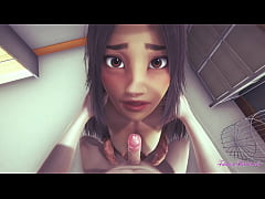  - Disnei Raya Hentai 3D - POV Raya Handjob, Blowjob and Fucked