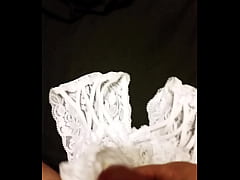  - Jerking with my wife's panties.