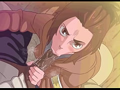  - SnK(AoT) - Gabi Braun chupando rica pinga