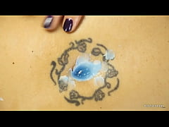  - Hot wax in bellybutton