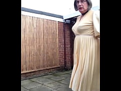  - Johanna Clayton, December outdoors in Yellow Dress