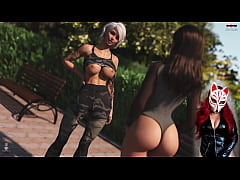  - Steps of Debauchery # 18 - naked girls in the park