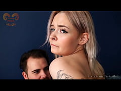  - My cuckold girlfriend watching me fucking tiny blondie next door