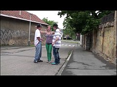  - Young hot teen Alexis Crystal PUBLIC gangbang sex orgy wth young guys