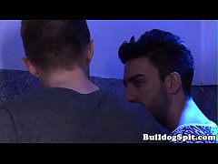  - Asslicked british hunk facialized at the club