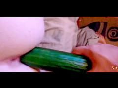  - POV. CEL CAMERA, Stepdaughter used as sex toy , fucked with a banana and a cucumber . PART 3