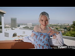  - TUSHYRAW Tiny cutie Scarlett gets her tight ass filled up