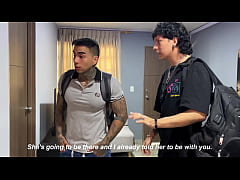  - Tattooed man betrays his best friend by fucking his busty wife - Christian Chaux