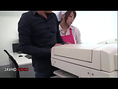  - Asian Office Lady Chihiro Akino Delivers Hot Blowjob and Craves Creampie Adventure