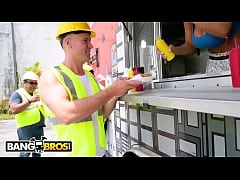  - BANGBROS - Busty Blonde Babe Bridgette B Fucked By Sean Lawless In Food Truck