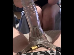  - Caged cock teased and denied inside a cock sleeve