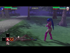  - Gameplay Heroine Rumble 2 #1 Wir ersparen uns die Charaktererstellung und gehen gleich in den Kampf mit Bernetta