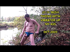  - Public Vibrator Up My Ass In A Thong