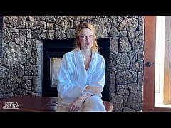  - Slutty redhead bridesmaid gets locked out of hotel room before wedding