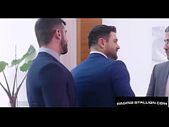  - Hot Businessman Beau Butler DP'D By Sexy Muscle - Colby Melvin, Xavier - RagingStallion
