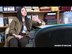  - Hot thief pays off using her pussy and gets railed!