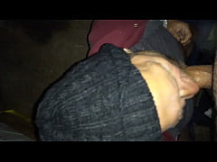  - sucking Russian delivery guy in his truck first time
