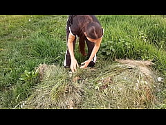  - I jerked off my neighbor's pussy in the village, and she licked my pussy - Lesbian Illusion Girls