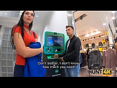  - HUNT4K. Babe is humped by boy who pays her boyfriend for carnal fun