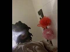  - Showering and breaking in this sex toy