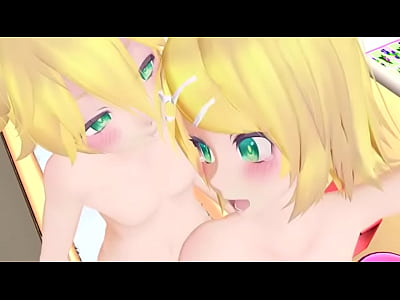 Rin x Len Hentai MMD