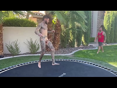I Snuck Into His Backyard To Jump Naked Im Glad He Decided To Join!!Full Video Posted To My -Link In Bio-