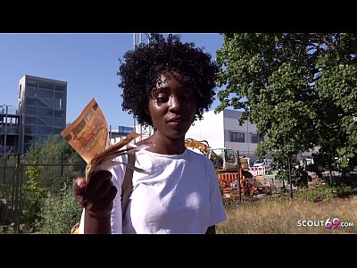 GERMAN SCOUT - BLACK EBONY MILF ZAAWAADI REAL PUBLIC PICKUP SEX FOR CASH IN BERLIN
