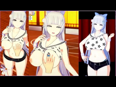 [Eroge Koikatsu! ]] Big breasts dialect jk's boobs rubbed H! (Big breast animation 3DCG video [hentai game])