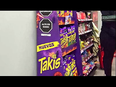 I was waiting for my boyfriend at the store, but a stranger convinced me to record a video. I hope my boyfriend doesn't find out that I have someone else's cum in my pussy because the condom broke!