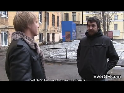 Indebted dude allows randy pal to nail his exgf for cash