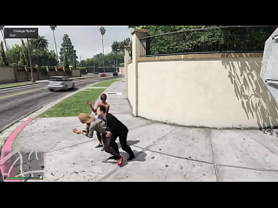 I fuck pedestrians in the middle of the street (GTA 5)