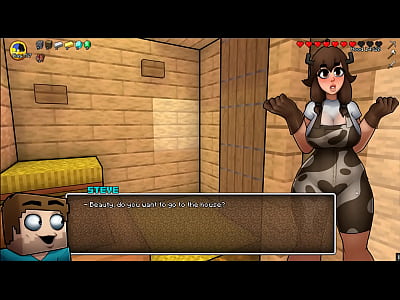 HornyCraft [Parody Hentai game PornPlay ] Ep.8 finding an unusual sexy creeper with huge tits