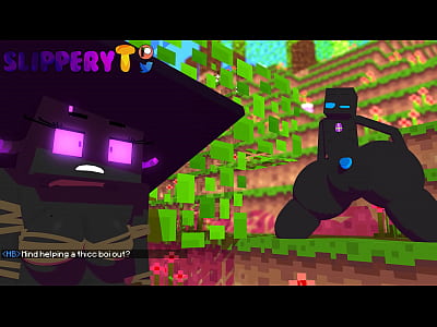 (SlipperyT) Art trade with HB (short animation) [Minecraft]