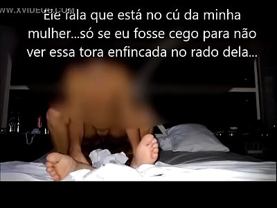 Double penetration with the cuckold and the eater