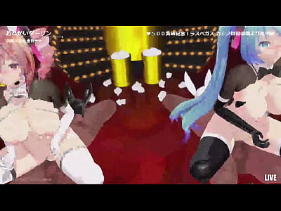 Onegai Darling Miku and Teto Sex Dance (by:MMD Craft-K)