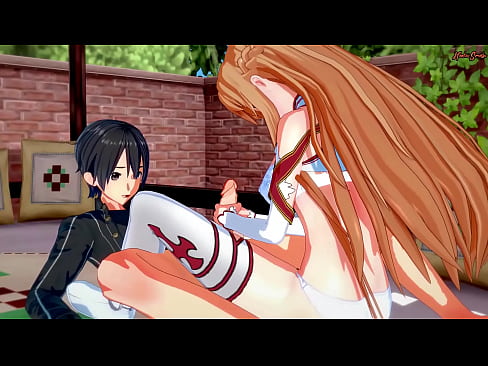 Asuna does 69 with indian twink Kirito sex before getting fucked - Sword Art Online Hentai.